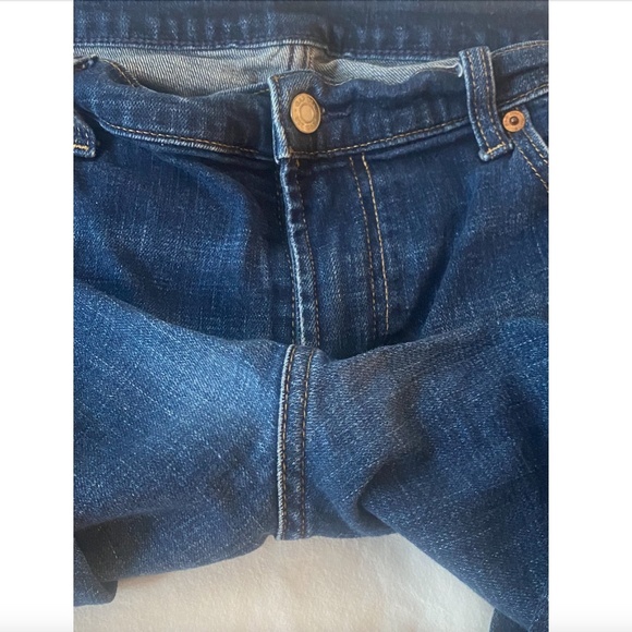 ❤️ Gap Best Girlfriend Jeans Boyfriend blue straight relaxed fit ankle cropped - Picture 5 of 8